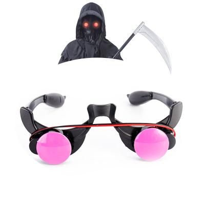 China 2022 Best Selling Popular EL LED Light Clown Flashing Glowing Glasses For Party Supplies for sale