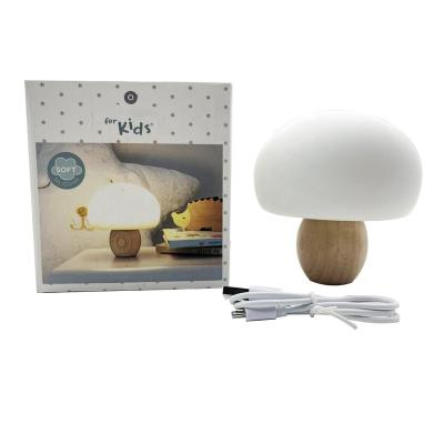 China Minimalist Soft Silicone LED Mushroom Night Lights Touch Chargeable Multi-colors Night Light USB Night Light Flashing Lamp for sale