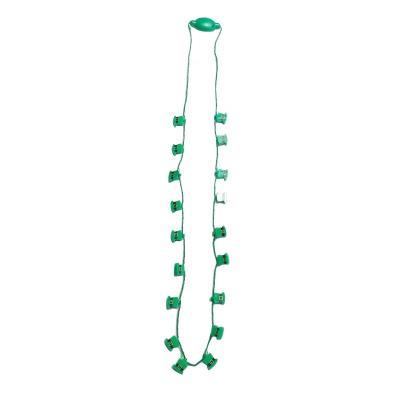 China Party carnival festival irish st patrick's day christmas patrick hat led necklaces beads string led necklaces flashing holiday decorations for sale