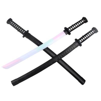 China Wholesale LED Light and Sound 67cm Performances Stage Children's Toys Samurai Sword Samurai Set Festival Decoration Flashing for sale