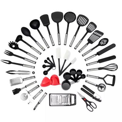 China 42 Viable Sets Of Kitchenware Stainless Steel Kitchen Tools Nylon Kitchen Accessories for sale