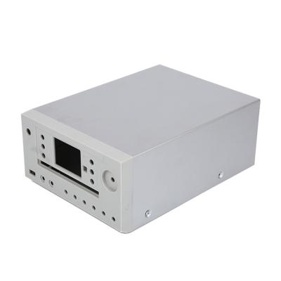 China China Custom Iron Box Metal Shell Desktop Electronic Gps Metal Housing Steel Enclosures for sale