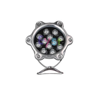 China High Quality Colorful Waterproof Decoration Underwater Light 12W IP68 RGB Pool Light Underwater Led for sale