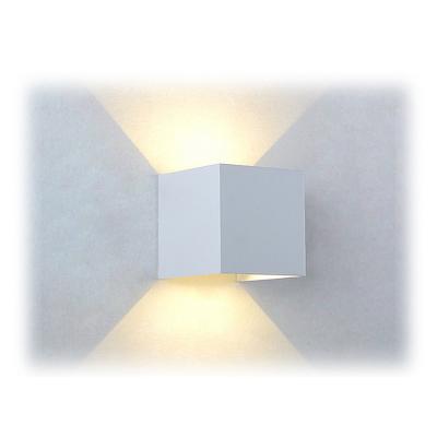 China Modern CE Rohs Approval Through Tempered Glass Aluminum Housing 6w LED Wall Lights Indoor Modern Lamp for sale