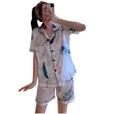 China Hot Selling Popular Factory Custom Summer Cheap Sovereign Sleeve Design Shirt Collar QUICK DRY Printed Sexy Pajamas Party for sale