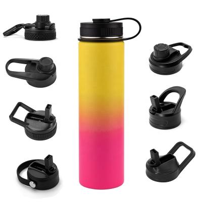 China PORTABLE Replaceable Cover Stainless Steel Flask Bottle For Outdoor Sports for sale