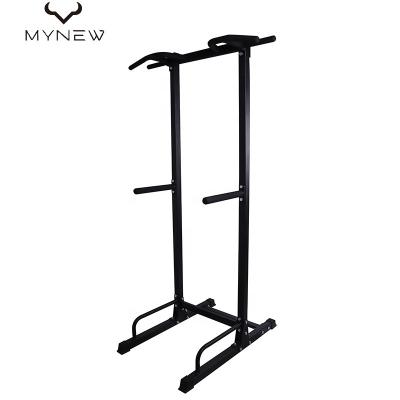 China Barbell Training Mynew Professional Strength Training Fitness Dip Pull Up Bar Station for sale