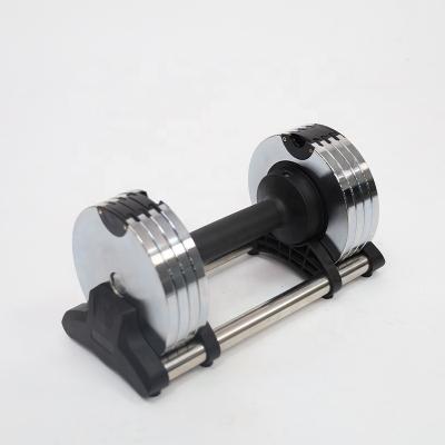 China Barbell Factory Wholesale Multi Function Automatic Training Weights Adjustable Dumbbells for sale