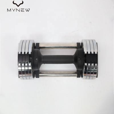 China Barbell Training Factory Supply Direct Free Weights Adjustable Variable Dumbbell With Base for sale