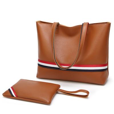 China High quality fashion ladies tote bag women oil waxed genuine leather, ladies bags handbag set purses, purses with set wallets for sale