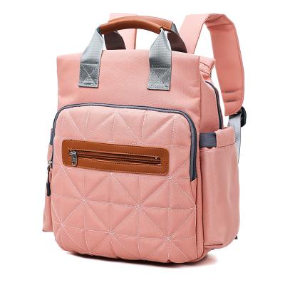 China With USB Mother Diaper Backpack, Lovely Baby Changing Canvas Mommy Bag, Weekender Baby Mommy Bag Colors for sale