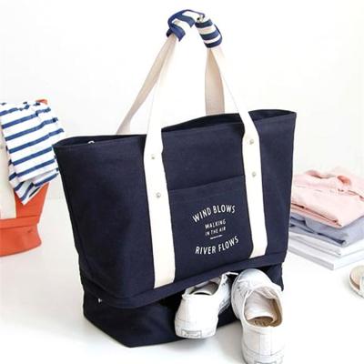 China 100% Double Layers Eco-friendly Mesh Beach Bag, Canvas Tote Bag, Canvas Tote Bag Cotton Shopping for sale