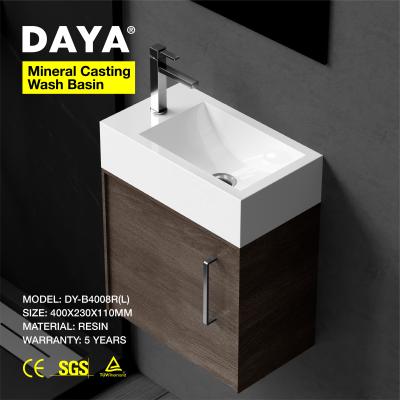 China Luxury Easy Clean Solid Resin Wash Basin Blance Outdoor Wash Basin Pure White Sink Easy Clean Sink for sale