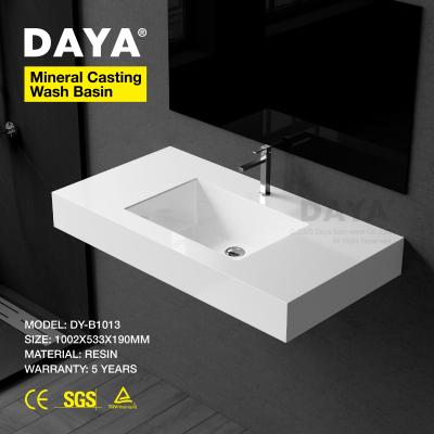 China DAYA Modern Easy Clean Design New Design Free Standing Porcelain Wash Basin Cheap Hotel WC Bathroom Sinks for sale