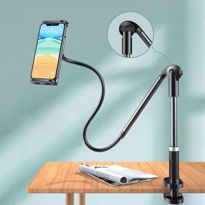 China Universal Adjustable Flexible Mobile Phone Holder for iPad Holder Stand Telescopic Adjustable Lazy Bed Bed Tablet Desk Holder for sale