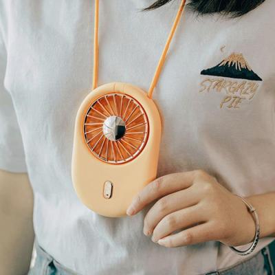 China Foldable \ 180 Â ° High Quality Adjustable Foldable USB Charging Handheld Small Fan Outdoor Portable Hanging Neck Fan in Summer for sale