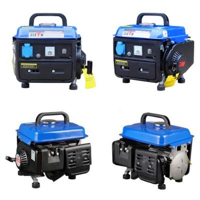 China Bison 650w Electric Start Mini Camping Petrol Silent Power Generator BS950A 220 Volt for sale