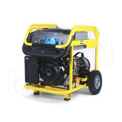 China BISON 18Hp Silent Engine Gasoline Generator 7Kw 25L for sale