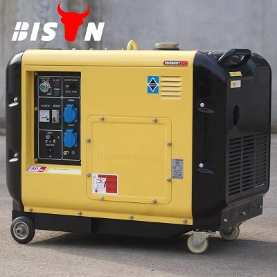 China Power supply for home use BISON power (CHINA) 5 kw portable diesel generator price 10hp diesel generator set for sale