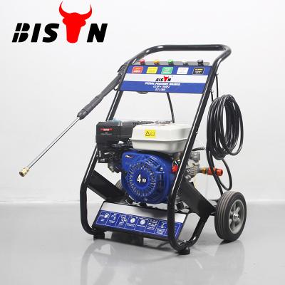 China High Pressure Car Washer BISON 2500psi Gasoline Wash Station Machine for sale