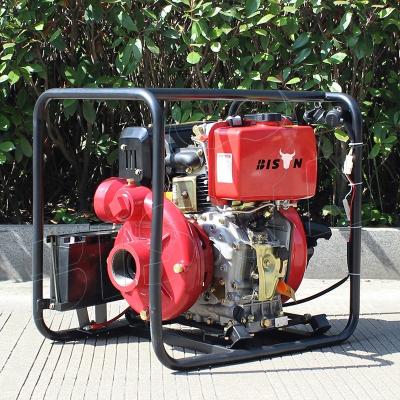 China Family Houses 3 Inch 80m Power High Pressure Cast Iron High Lift Diesel Water Pump for sale