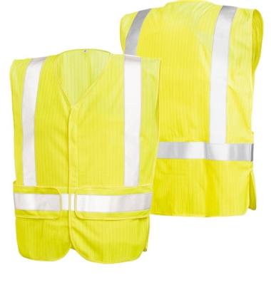 China ENISO 14116 /ENISO 1149 Hi-Strength Flame Retardant Antistatic Safety Vest Personal Protective Equipment for sale