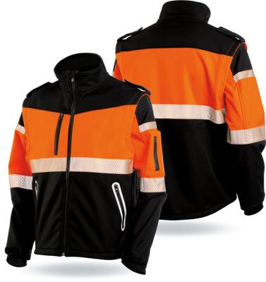 China Water Render Hi Strength Reflective Winter Work Jacket With Reflector Resistant for sale