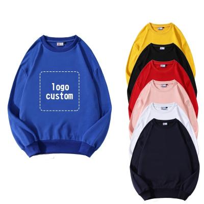 China Breathable Cotton Crewneck Sweatshirts Custom Casual Oversize Crew Neck Long Sleeve Plain Drop Shoulder Pullover Sweatshirts for sale