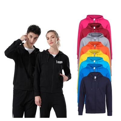 China High Quality Custom Printing Anti-wrinkle Zipper Hoodie With Your Logo Men's Hooded Fleece Sweatshirt With for sale