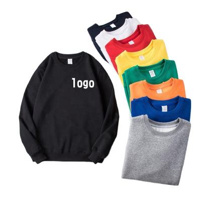 China Custom Crewneck Cotton Crewneck Mens Sweatshirt Hoodies Oversized Color Sweatshirts Fit Loose Unisex Simple Multi Breathable Sweatshirts for sale