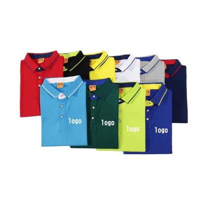 China Men's Quick-Drying Short Sleeve Polo Shirt Lapel T-shirt Men's Business Casual Wear Anti-Wrinkle Polo Shirt for sale