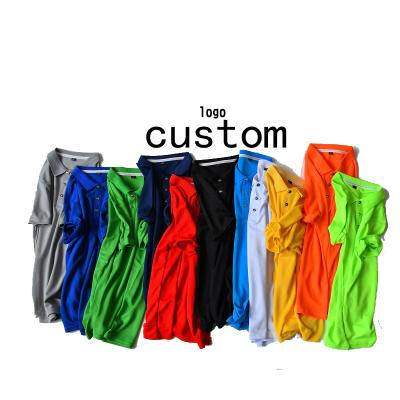 China Custom Sports Casual Pique Anti-Wrinkle Quick-Drying 100% Polyester Men Short Sleeve Polo T-Shirt for sale