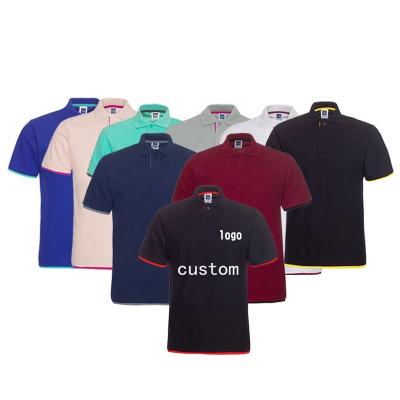 China Latest Design Anti-wrinkle Unisex Polo Shirts 65 Cotton 35 Polyester Formal Polo Shirt for sale