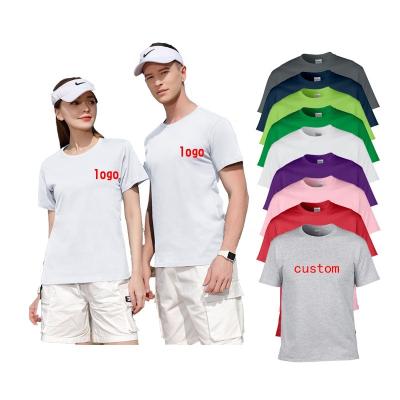 China China factory sale t shirts 100% cotton men Anti-wrinkle round neck custom logo breathable t shirts for sale