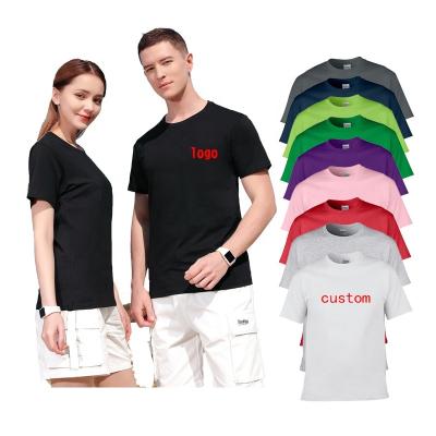 China Anti-wrinkle Factory New Product 100% Cotton Men T-shirts Breathable Round Neck Short Sleeve for sale