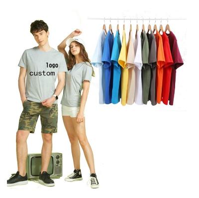 China Anti-Wrinkle Modern Design Wholesale Tees Cotton Round Neck Unisex Breathable T-shirts for sale