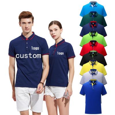 China New 2022 Custom Logo Lapel Polo Golf Shirt 100% Polyester Men's Polo Shirt Anti-Wrinkle Competitively Priced for sale