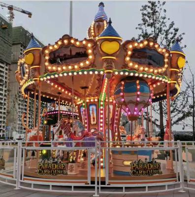 China Over 3 Years Old Ride 12 Seats Outdoor Christmas Carousel Amusement Park for sale