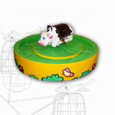 China Exciting Elong High Quality Inflatable Mechanical Toys , Inflatable Bull Ride Crazy Fun for sale