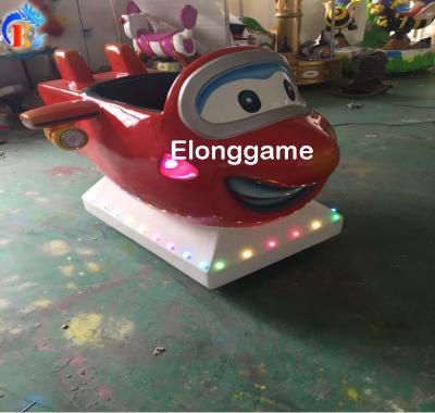 China Indoor kids fiberglass airplane kiddie ride/fun kidde ride on car/kids ride KR-EL15033 for sale