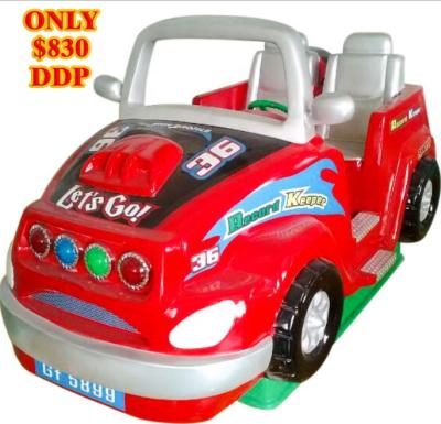 China 2015 hot sale coin operated metal kiddie ride car racing simulator for sale