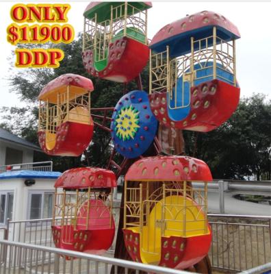 China Metal hot sale! Ferris Wheel 5 Cabin For 10 Kieds Park Attractive Ride Kids Outdoor Fun for sale