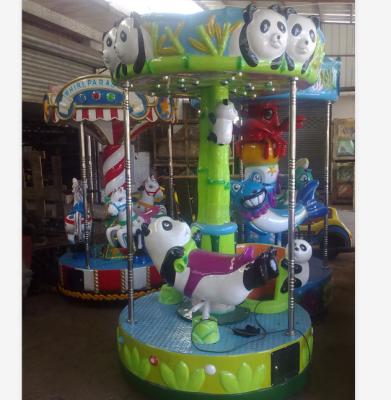 China Panda Carousel mini entertainment equipment horses child ride machine amusement park carousel horses for sale KR-EL2015 for sale