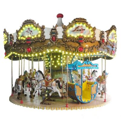 China Merry sea world carousel go round ride or horses amusement equipment-16 seats carousel horse sale RS-EL2031 for sale