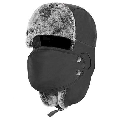 China COMMON Winter Hats for Women and Men Winter Hat Trapper Hat Ear Flap Chin Strap and Windproof Mask for sale