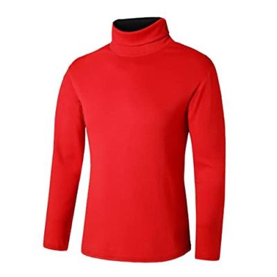 China QUICK DRY Men Slim Fit Lightweight Long Sleeve Pullover Top Turtleneck T-Shirt for sale