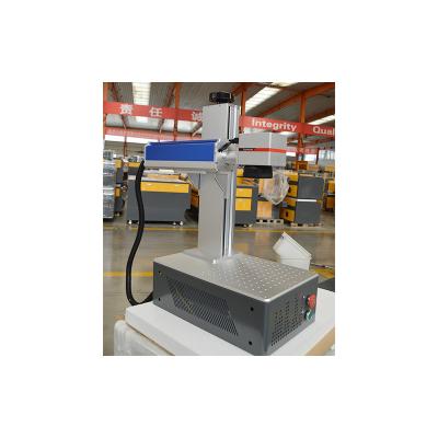 China Laser Marking Cheap Sales And High Efficiency Portable MJ Desktop Split Model Fiber Marking Machine for sale