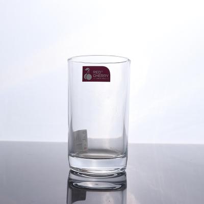 China CLASSIC custom logo clear juice water glass cup household high ball anti-scalding glass tea cup for sale