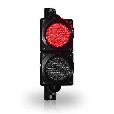 China Red Green PC 100mm Traffic Light Signal For Parking Lot for sale