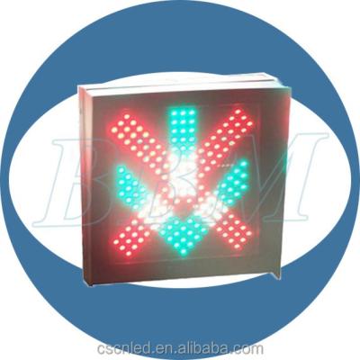 China PC Red Cross Green Arrow Led Semaforo Traffic Light for sale